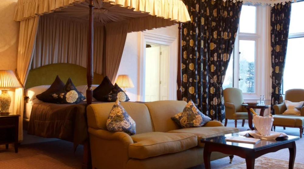Superior King Suite with Four Poster Bed at The Welcombe Hotel
