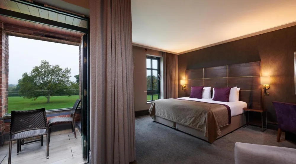 Classic Double Room with Balcony at Aldwark Manor Estate