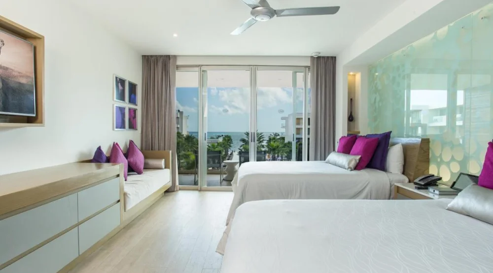 Allure Junior Suite Ocean View Double at Breathless Riviera Cancun Resort & Spa