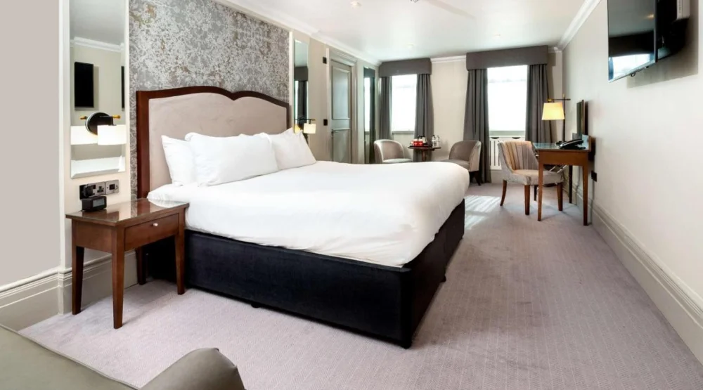 Deluxe King Guest Room at Doubletree By Hilton Harrogate Majestic Hotel & Spa