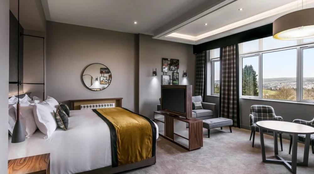 King Suite with Garden View at Castle Green Hotel in Kendal