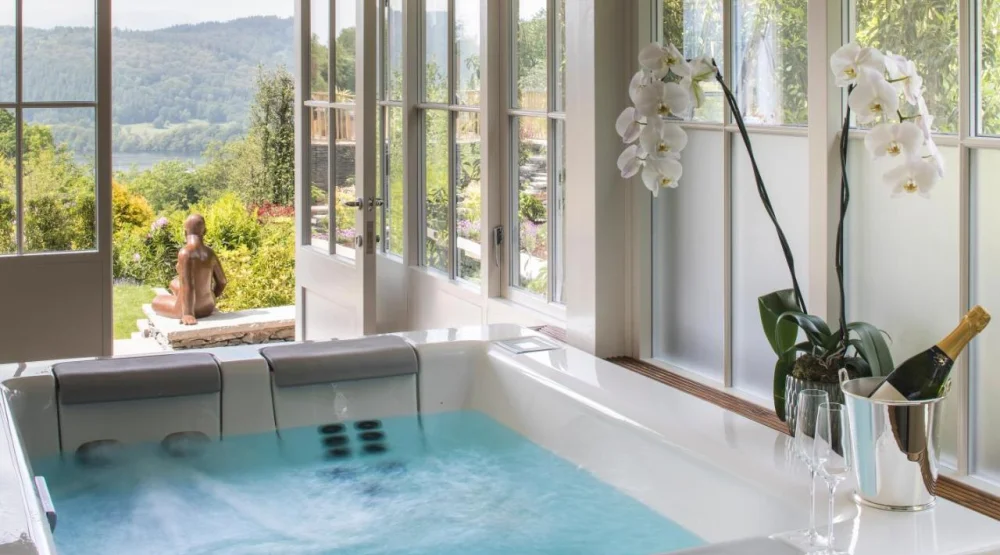 Lake View Hot Tub Suite at Linthwaite House