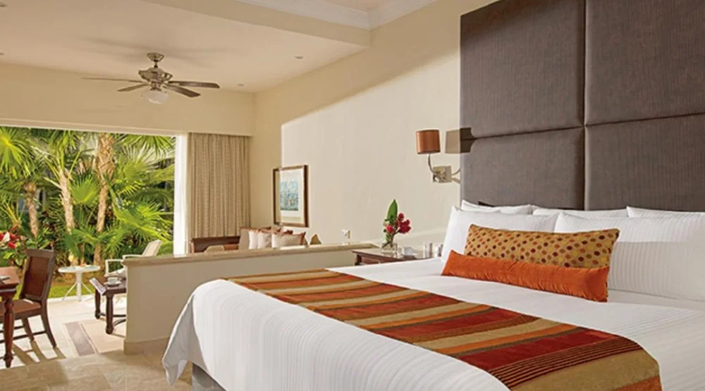 Preferred Club Junior Suite Garden View King at Dreams Tulum Resort & Spa
