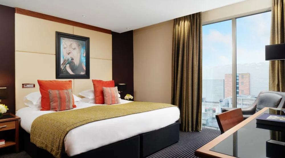 Classic Double Room with Balcony at Hard Days Night Hotel Liverpool
