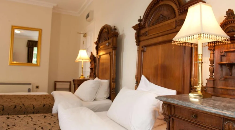 Deluxe Twin Room at Beamish Hall Hotel