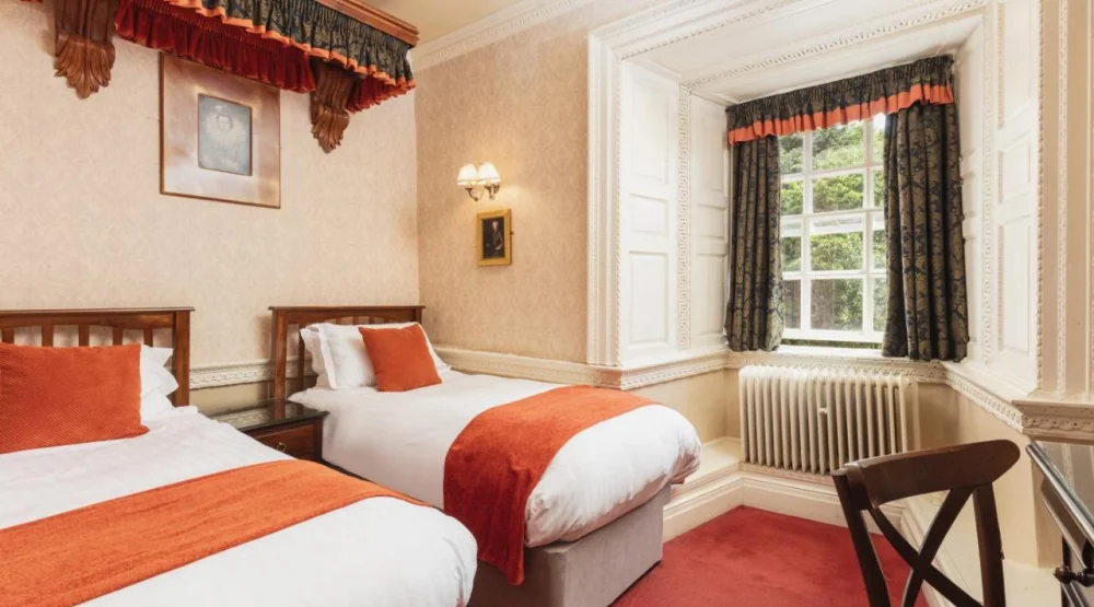 Castle Twin Room at Lumley Castle