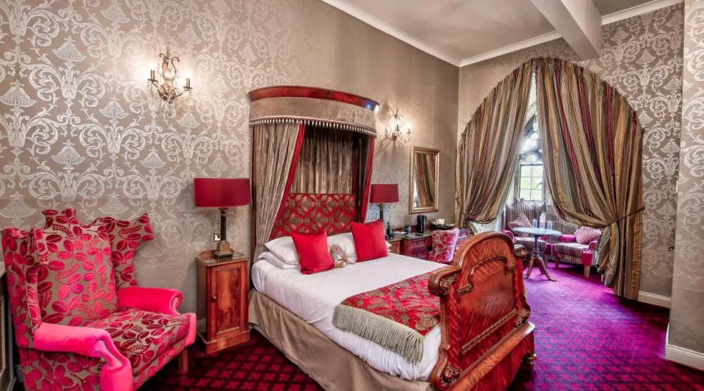 The Josephine Suite at Langley Castle Hotel