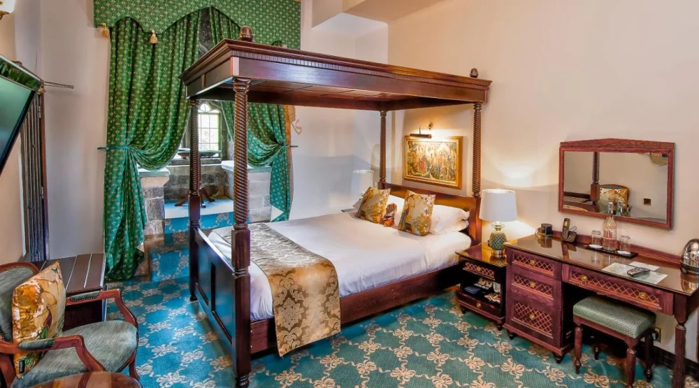 The Percy Suite at Langley Castle Hotel