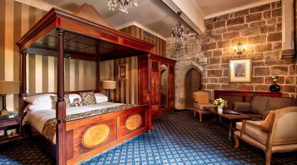 The Radcliffe Suite at Langley Castle Hotel