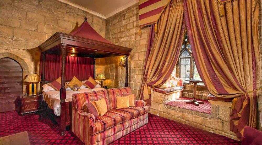 The Greenwich Suite at Langley Castle Hotel