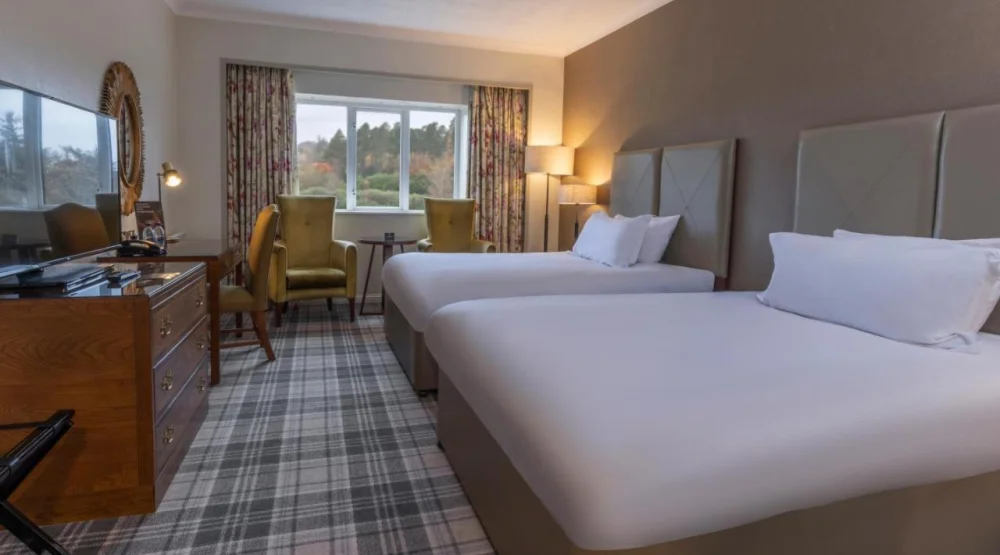 Feature Twin Room at Slaley Hall Hotel, Spa & Golf Resort