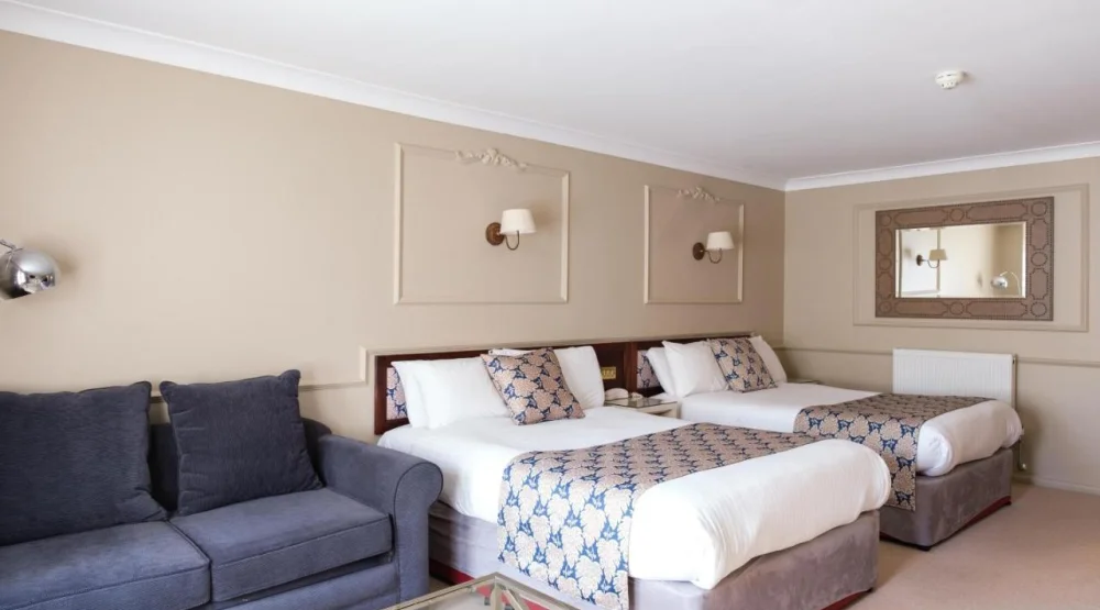 Superior Double Room with Two Double Beds at Moor Hall Hotel & Spa