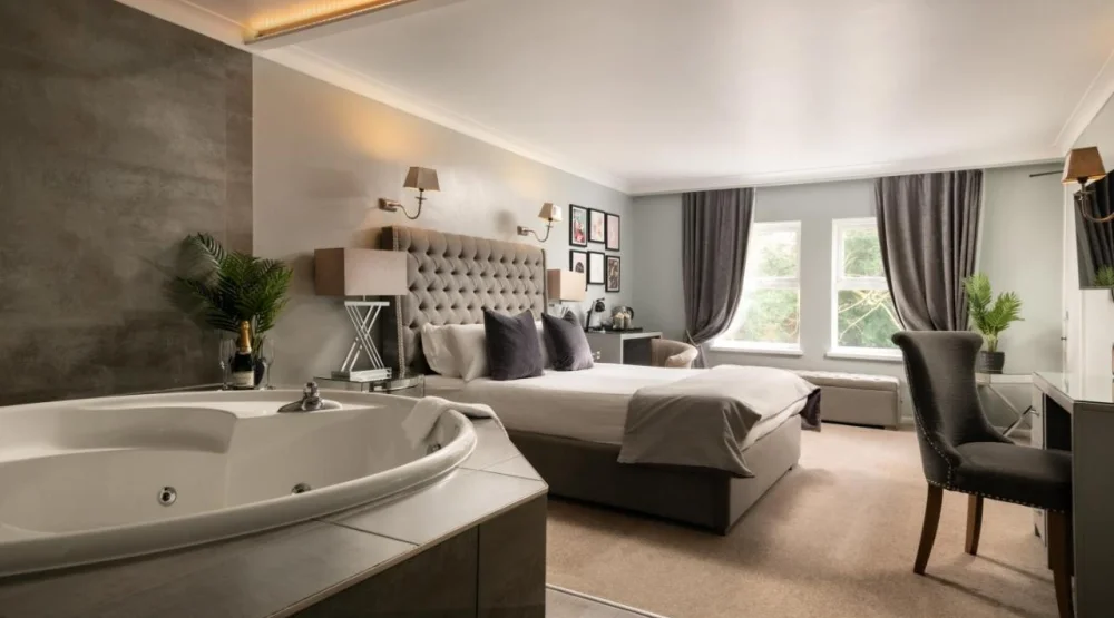 King Room Suite with Spa Bath at Moor Hall Hotel & Spa