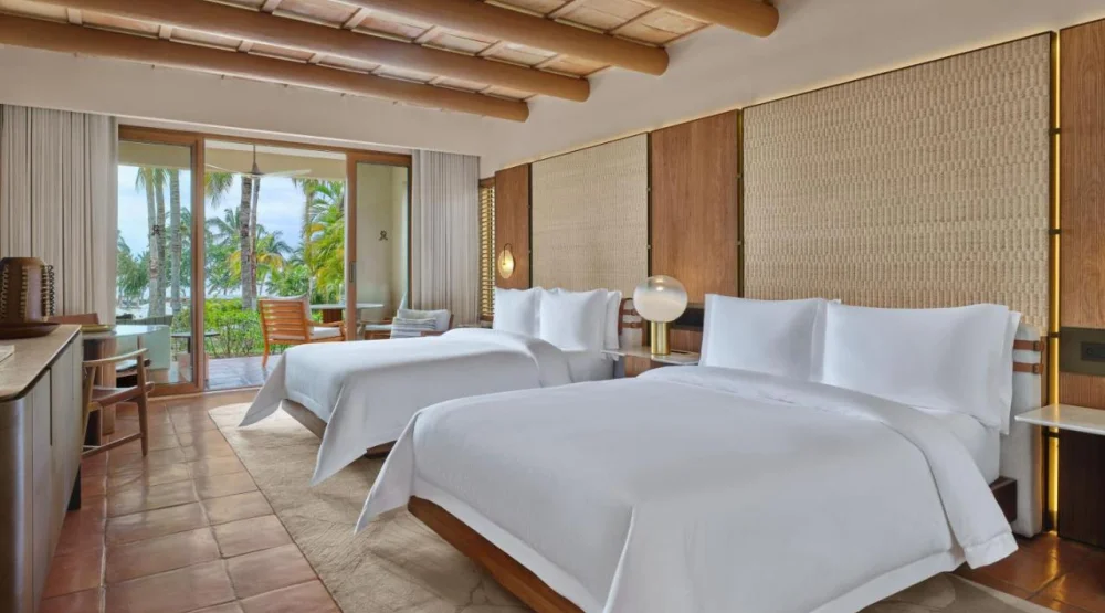 Deluxe Ocean View 2queen, Guest Room, Two Queen, Ocean View at The St Regis Punta Mita Resort