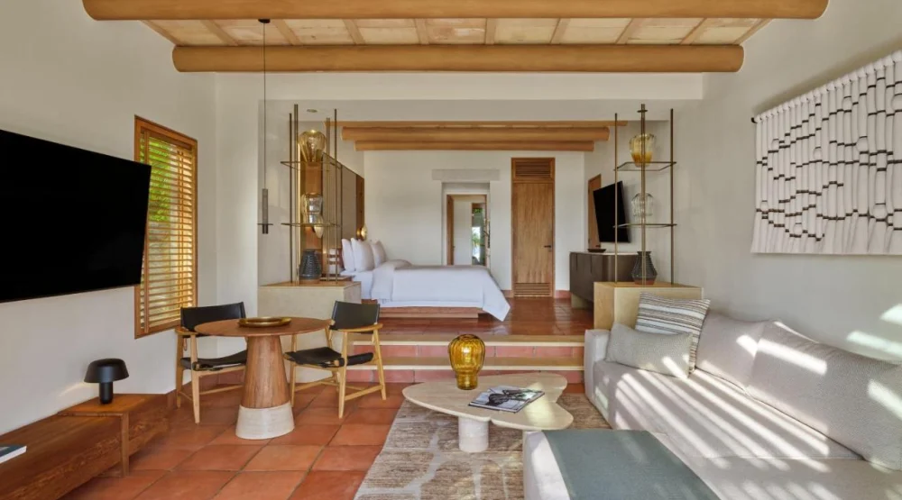 Junior Suite Garden View, Junior Suite, One King, Garden View at The St Regis Punta Mita Resort