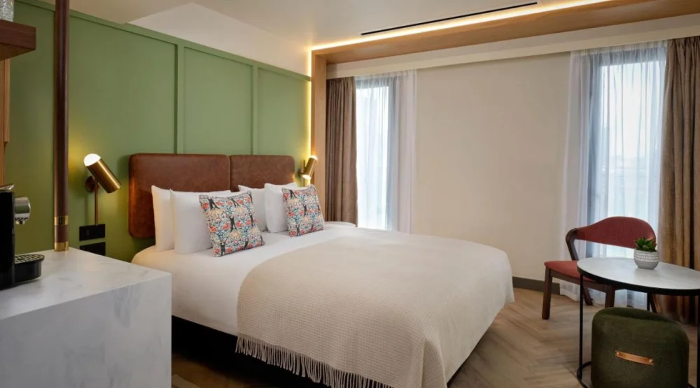 Deluxe Queen Room with Double Bed and City View at The Reach at Piccadilly, a Tribute Portfolio Hotel