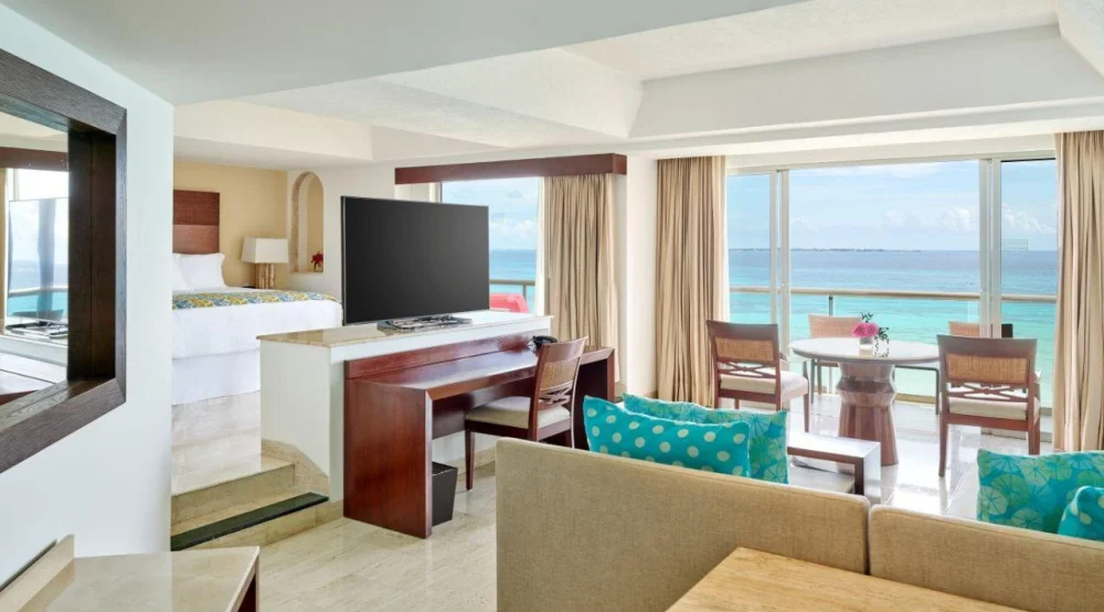 Infinite Ocean Front Two Bedroom Master Suite at Grand Fiesta Americana Coral Beach Cancun