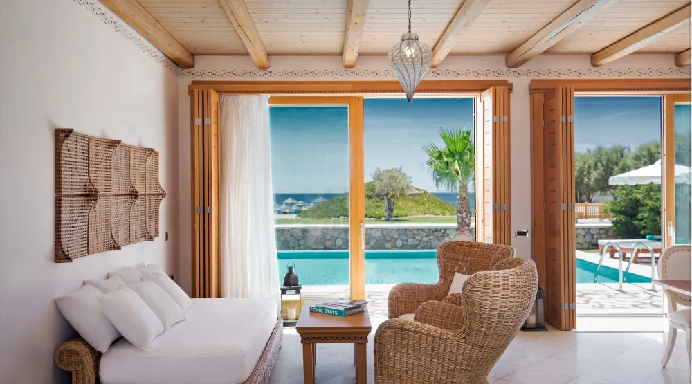 Villa Sea View Private Pool at Mitsis Selection Blue Domes