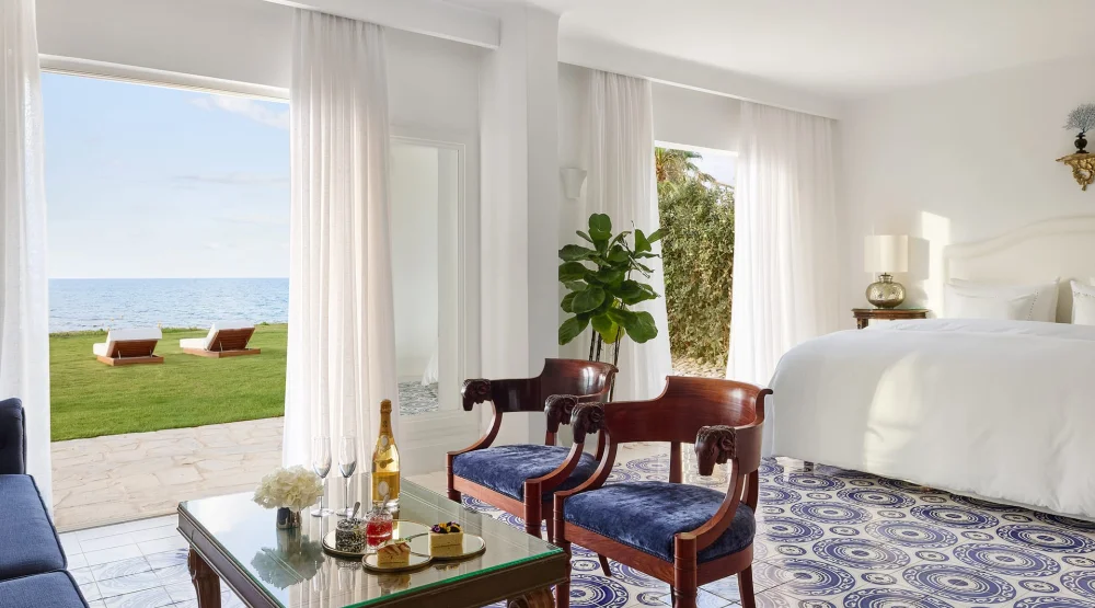 Three Bedroom Beach Villa Private Pool at Caramel A Grecotel Resort to Live in Crete