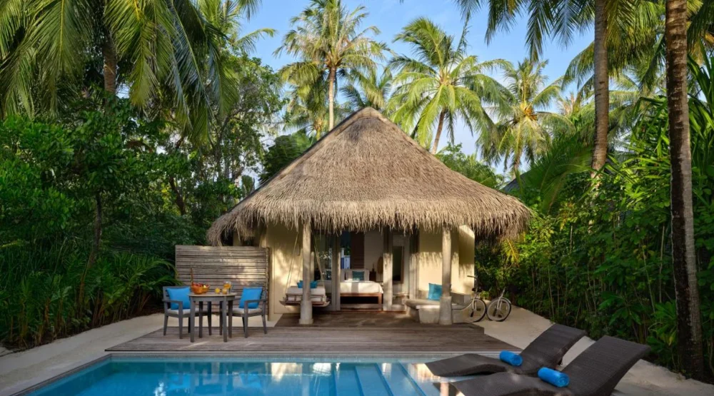 Sunrise Beach Pool Villa at Anantara Dhigu Maldives Resort