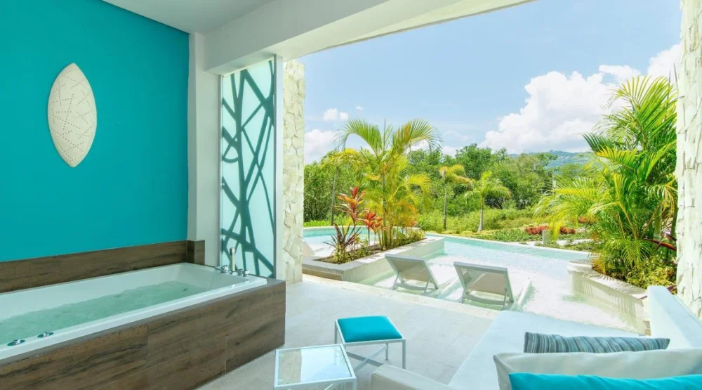 Xhale Club Junior Suite Swim Up Garden View Triple at Breathless Montego Bay Resort & Spa