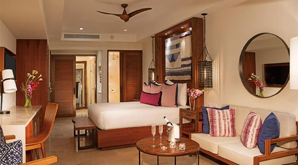 Preferred Club Jr. Suite Tropical View with King Size Bed at Secrets Cap Cana Resort & Spa
