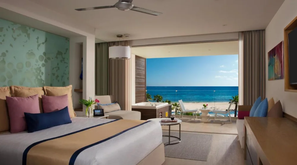Preferred Club Junior Suite Ocean View King at Secrets Riviera Cancun Resort & Spa