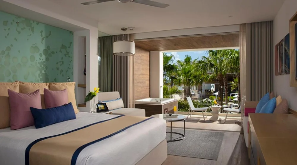 Preferred Club Junior Suite Tropical View King at Secrets Riviera Cancun Resort & Spa