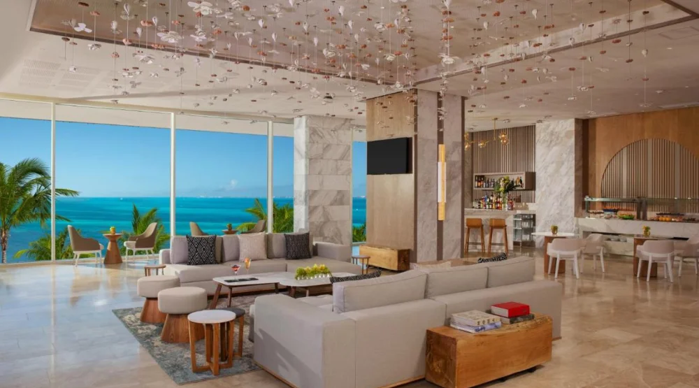 Xhale Club Junior Suite Upper Ocean Front Double at Breathless Cancun Soul Resort & Spa