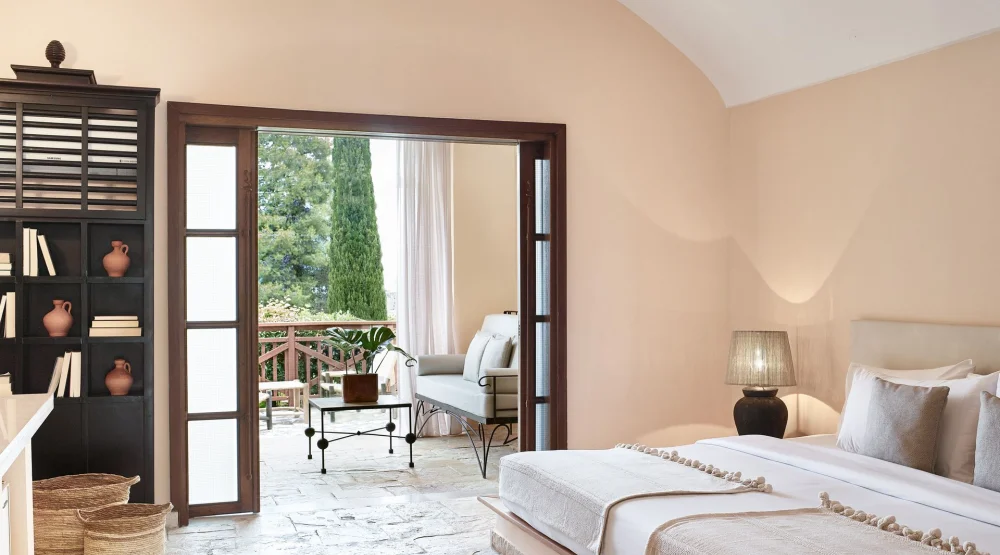 Robinson Crusoe Family Bungalow at Grecotel Lux Me Daphnila Bay Dassia