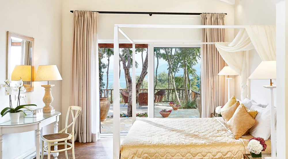 Dream Villa Two Bedroom with Private Garden & Sea View at Grecotel Lux Me Daphnila Bay Dassia