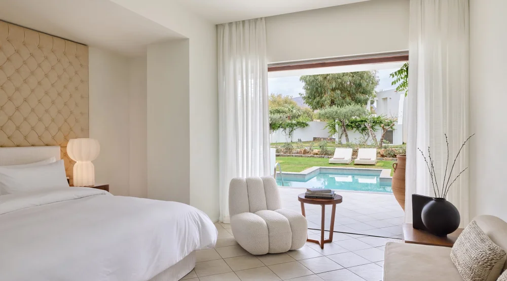 Swim Up Superior with Private Garden at Amirandes A Grecotel Resort to Live