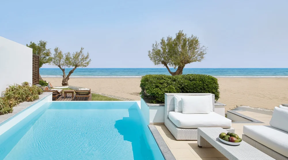 Two Bedroom Villa Beachfront with Private Pool at Amirandes A Grecotel Resort to Live
