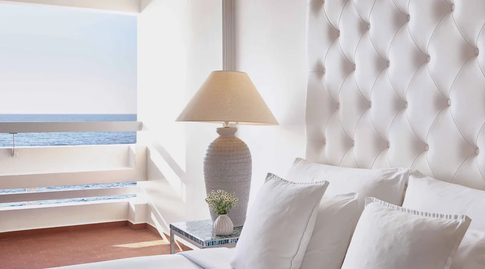 Superior Guestroom Sea View at Grecotel LuxMe White