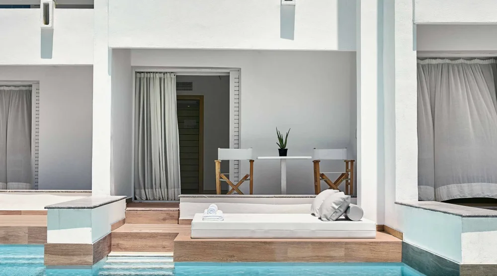 Swim Up White Room at Grecotel LuxMe White