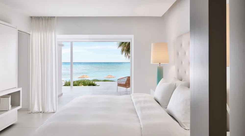 Yali Seafront Suite with Sharing Pool at Grecotel LuxMe White