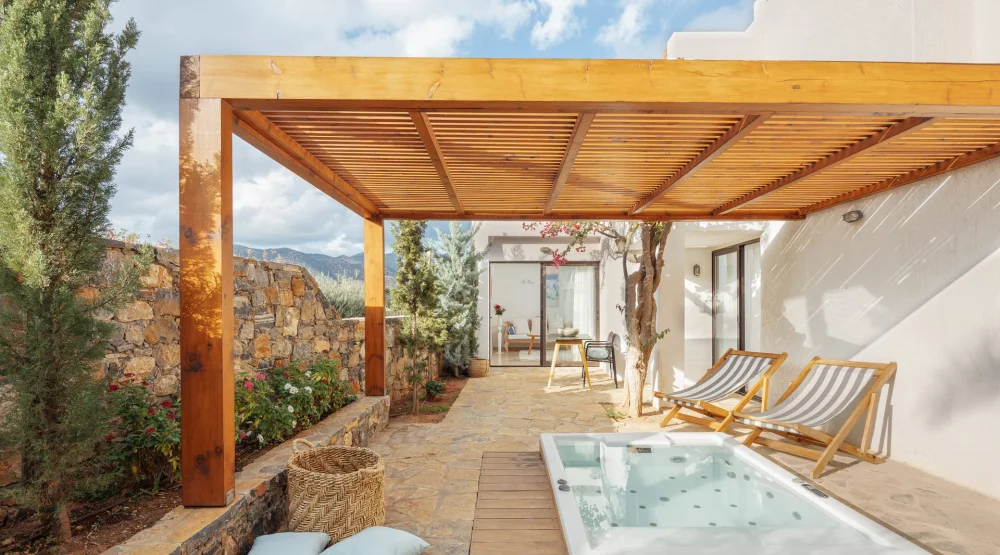 Family Suite 2bedroom Outdoor Hot Tub Garden View at St Nicolas Bay Resort Hotel & Villas