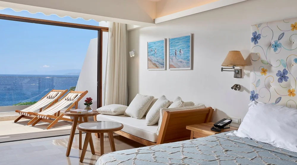 Club Junior Suite Seafront View at St Nicolas Bay Resort Hotel & Villas