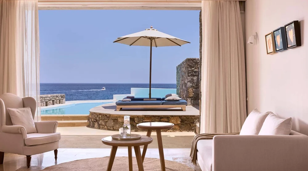 Club Studio Private Pool Seafront – Rock 1/rock Two at St Nicolas Bay Resort Hotel & Villas