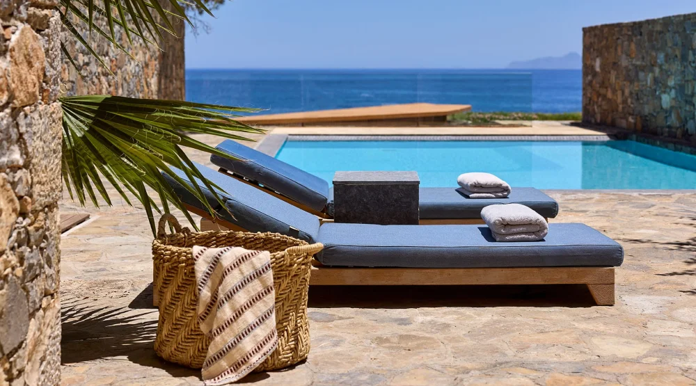 Poseidon House – Club Villa Two Bedroom Private Pool Seafront at St Nicolas Bay Resort Hotel & Villas