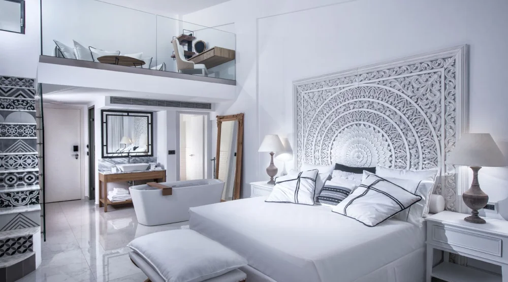 Loft Deluxe Sea View Guestroom at Abaton Island Resort & Spa