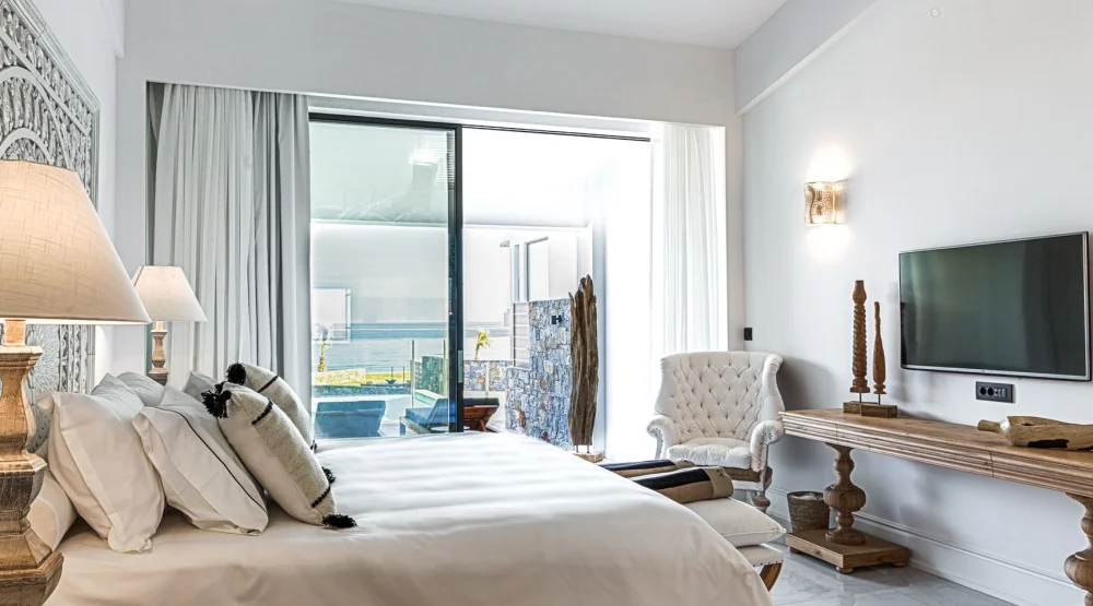 Loft Luxury Seafront Guestroom with Private Pool at Abaton Island Resort & Spa