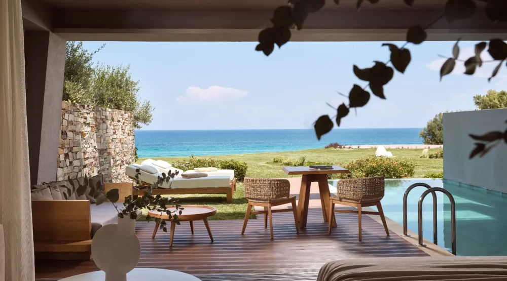 Deluxe Suite Sea View with Private Pool at Lesante Blu Exclusive Beach Resort