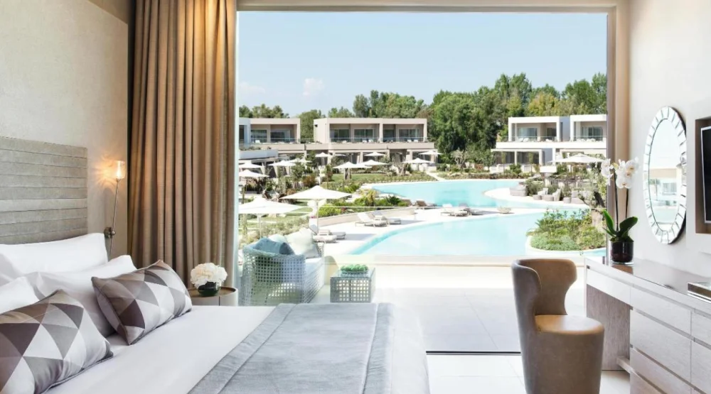 One Bedroom Suite Grand Balcony Pool View at Sani Dunes