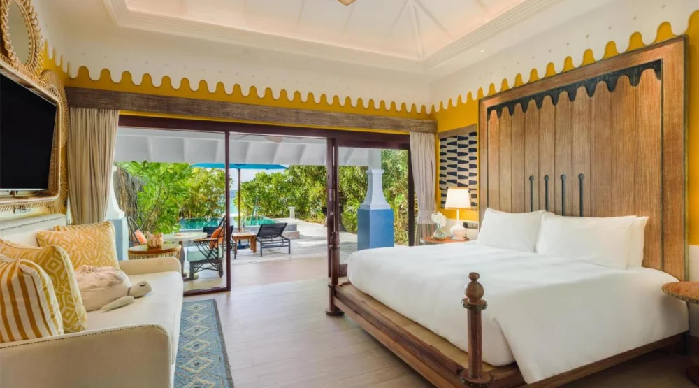 Beach Villa with Pool at Saii Lagoon Maldives