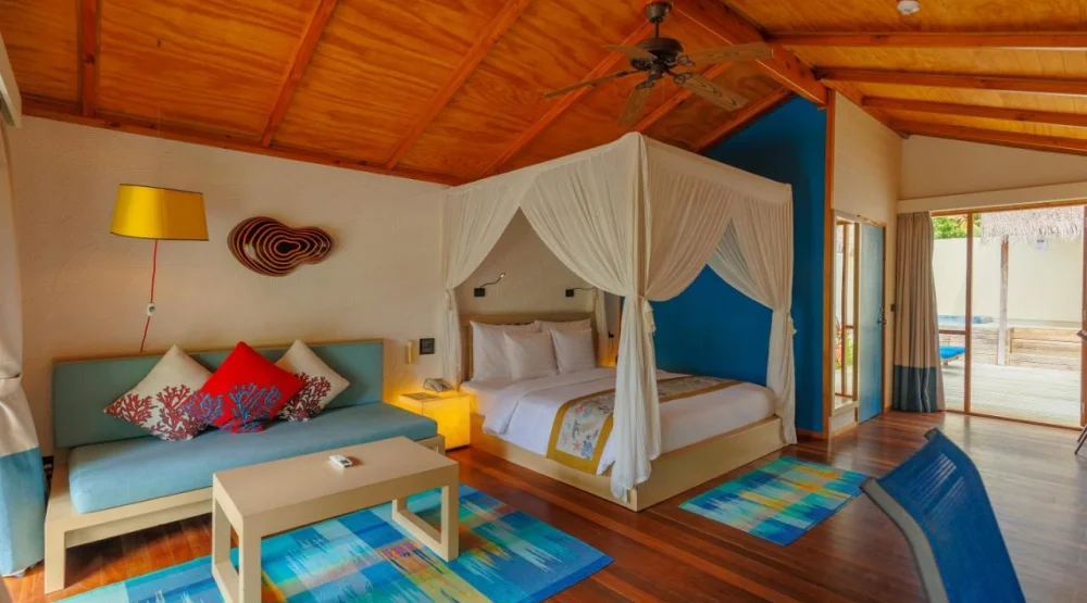 Beach Villa with Spa Bath at Meeru Maldives Resort Island