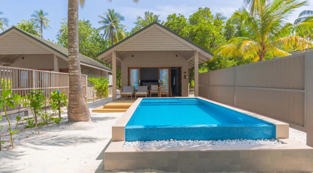 Beach Pool Villa at Meeru Maldives Resort Island