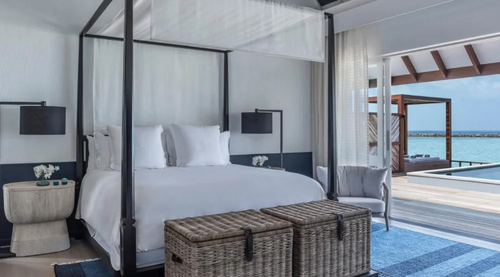 Water Villa with Pool and Partial Sea View at Four Seasons Resort At Landaa Giraavaru