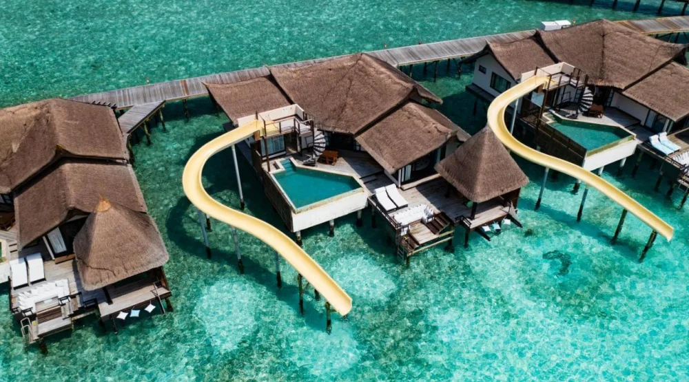 Ocean Pool Suite with Slide  at Ozen Reserve Bolifushi