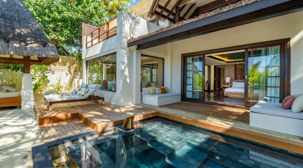 Sunset Beach Pool Reserve - Two Bedroom at Ozen Reserve Bolifushi